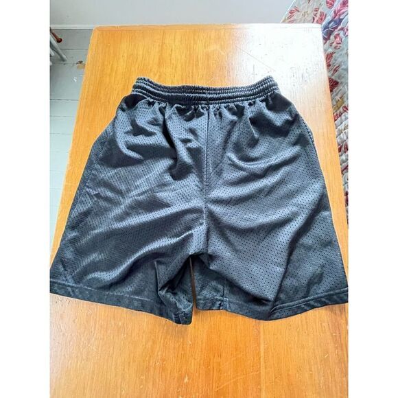 Alleson black netted athletic shorts boys L - Picture 3 of 3